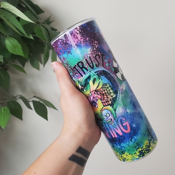 Beetlejuice Colorful Tumbler 20oz Stainless Steel New - Picture 5 of 10